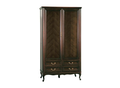 Kleiderschrank Schrank Italienische Möbel Holz Antik Style Echtholz Klassischer