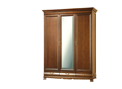 Klassische Schränke Schrank Schrankwand Kleiderschrank Holzschrank - Model N-3D