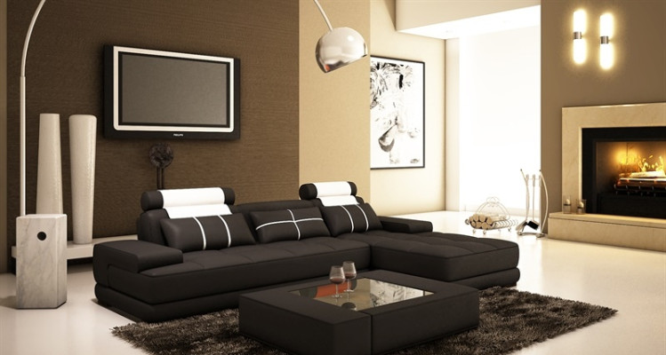 Ledersofa Ecksofa Sofa Couch Polster Ecke Designer Sofas Couchen Neu Paris Weiß