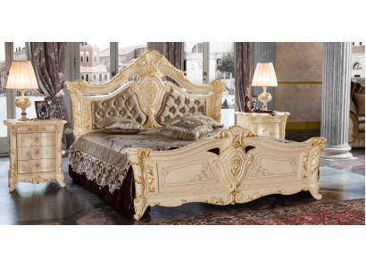Design Luxus Doppel Hotel Betten Neu Schlafzimmer Massiv Holz Polster