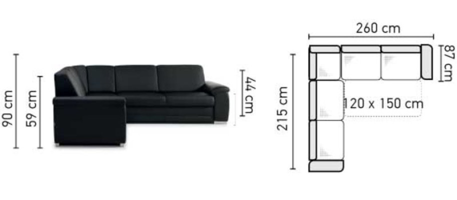 Ecksofa Stoff Sofa Couch Polster Eck Garnitur Sofas Couchen Wohnlandschaft Neu