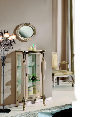 Möbel Holz Stil Barock Regale Glasschrank Vitrine Glasschrank Italienische Möbel