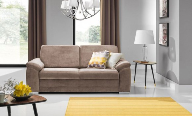 Design Sofa Couch Polster 3 Sitzer Sofas Couchen Sitz Garnitur Stoff Neu