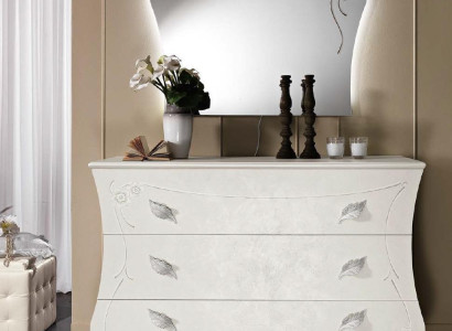Kommoden Italienische Möbel Massiv Spiegel 2tlg Kommode Sideboard Schrank Holz