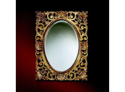 Spiegel Holzrahmen Wandspiegel klassischer Design Barock Rokoko Holz Rahmen xxl
