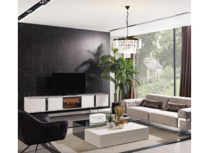 Sofagarnitur 31 Sitz 2x Couchtisch Beistelltisch Designer Polster 5tlg.