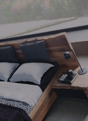 Schlafzimmer Bett 2x Nachttisch Kleiderschrank Kommode Spiegel Set 6tlg