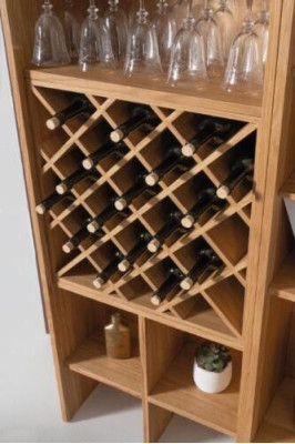 Wohnzimmer Wohnwand Holz Luxus Garnitur neu Stil Modern Luxus braun