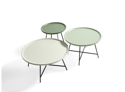 Couchtisch Holz Set 3 tlg. Kaffeetisch Designer Tisch Wohnzimmertisch