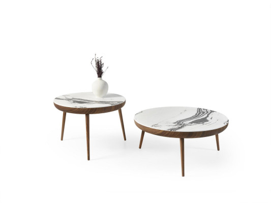 Runder Design Couchtisch Moderne Beistell Tische Runde Tisch Luxus Möbel