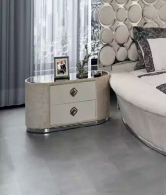 Modern Nachttisch Beistelltisch Weiß Design Nachtkommode Nachtkonsole Möbel Neu