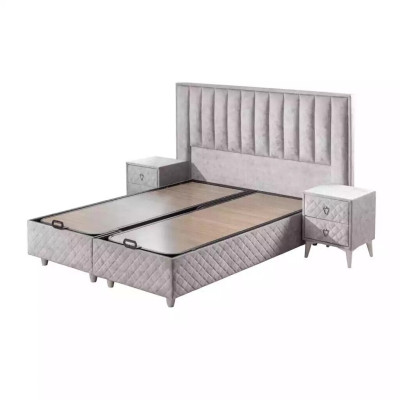 Betten Doppelbett Hotel Bettrahmen Doppel Holz Möbel Bett Polster Luxus Design