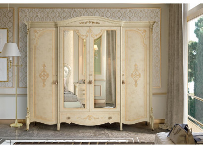 Kleiderschrank Schrank Barock Stil Möbel Klassische Schlafzimmer Schränke Holz