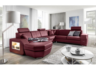 Edle Design Polster Eck Couch Garnitur Wohnlandschaft Sofas Couchen Sitz