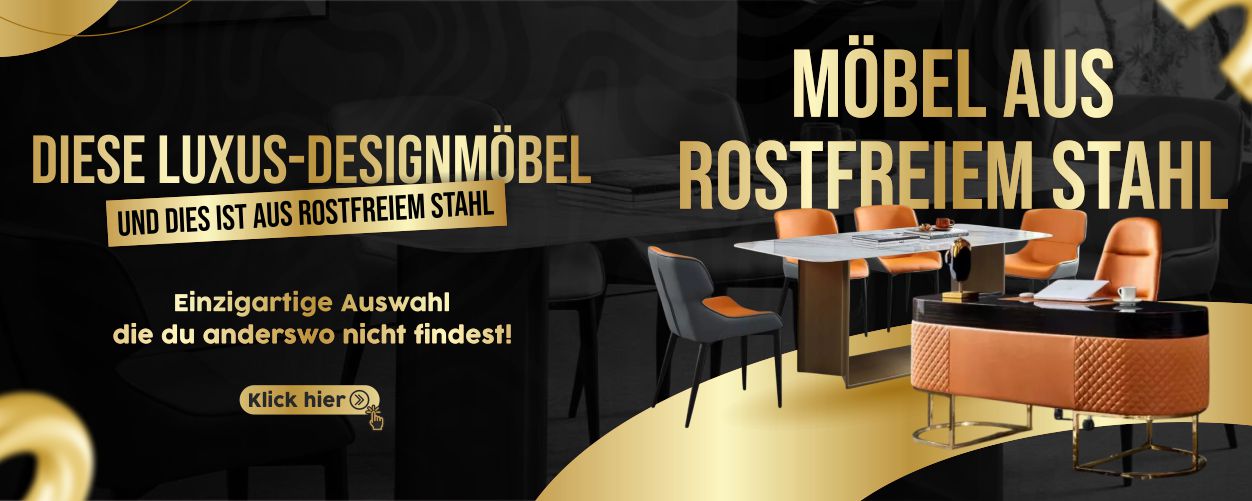 Moderne Stahlmöbel – stilvoll, langlebig & zeitlos elegant
