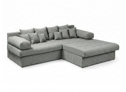 Modernes graues Ecksofa Stoffsofa Luxuriöse Sofas für das Wohnzimmer