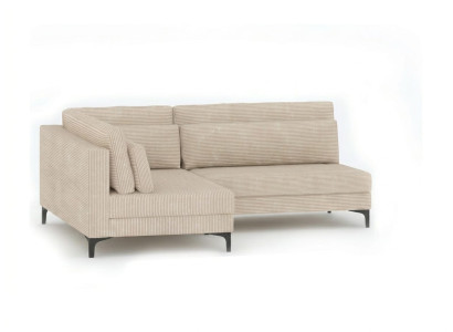 Beiges L-förmiges Ecksofa Modernes Stoffsofa  Hochwertige Sofas Wohnzimmer