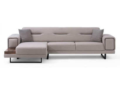Ecksofa moderner Stil weich  groß geräumig praktisch beige