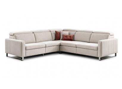 Modernes italienisches Ecksofa L-form mit hochwertiger Polsterung Wohnzimmer