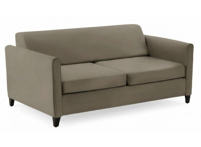 3-Sitzer Sofa Taupe Modern Polstermöbel Zeitloses Design Elegant Stoff