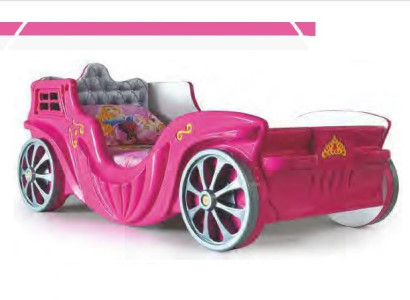 Betten Kutsche Prinzessin Kinderzimmer Bett Matratze Kinderbett  Möbel Holz Neu
