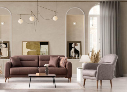 Bequeme 3+1 Sofagarnitur Stilvolles Design für komfortables Wohnen & Entspannung