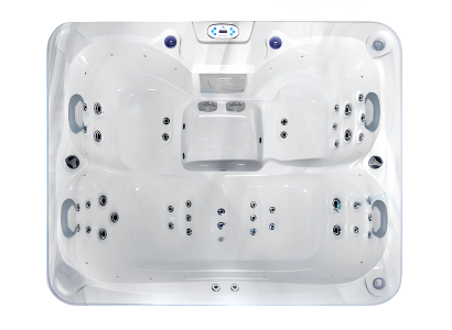 Whirlpool Blubberbad Massagebad Outdoor-Spa Hot Tub Whirlwanne 200x165 cm