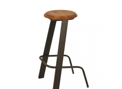 Barhocker Barstuhl Tresenhocker Bistrohocker Holz Gestell aus Stabilem