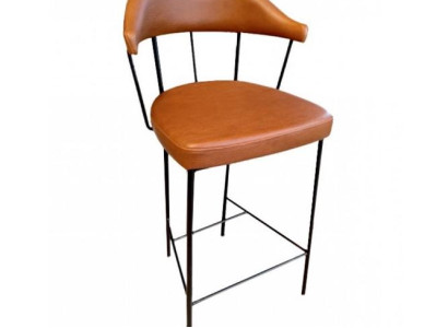 Barhocker Tresenhocker Barstuhl Bistrohocker Lehnstuhl Hocker mit Rücklehne