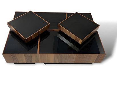Wohnzimmertisch Couchtisch Beistelltisch Kaffeetisch Holz Moderne Luxus Möbel