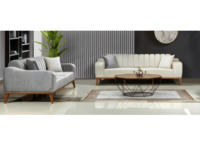 Wohnlandschaft Sofa Sofagarnitur Italienischer Stil Couch Sitzgarnitur  3+3