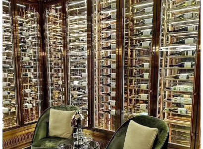 Weinschrank Weinkühlschrank Schaukasten Weinmöbel Schrankvitrine Weinvitrine