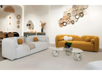 Wohnlandschaft Sofagarnitur Sofa Couch Set Modern Komfort Elegant
