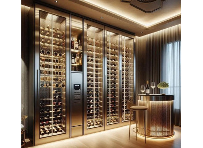 Weinschrank Weinkühlschrank Flaschenregal Weinmöbel Weinkühlvitrine Weinablage