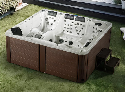 Whirlpool Blubberbad Hydromassagewanne Spa-Bad Whirlwanne 200x200cm