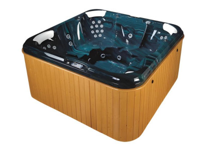 Whirlpool Blubberbad Hydromassagewanne Spa-Bad Whirlwanne 215x215 cm