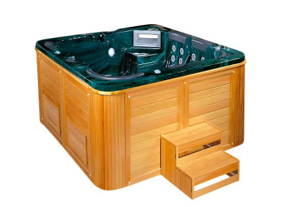 Whirlpool Blubberbad Badefass Spa-Bad Erholungsbecken Thermalwanne 235x220 cm