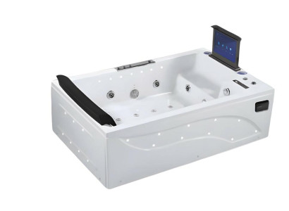 Whirlpool Blubberbad Hydromassagewanne Acrylwanne Whirlwanne 180x121 cm