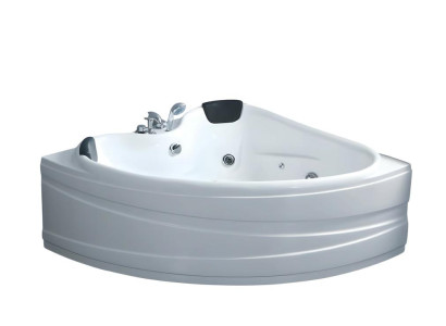 Whirlwanne Whirlpool Hydromassagewanne Blubberbad Spa-Bad 150x150 cm