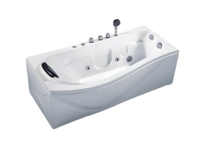 Whirlwanne Whirlpool Blubberbad Hydromassagewanne Spa-Bad 170x85 cm