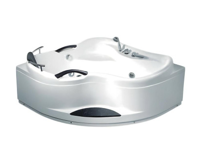 Whirlwanne Whirlpool Blubberbad Hydromassagewanne Spa-Bad 150x150 cm
