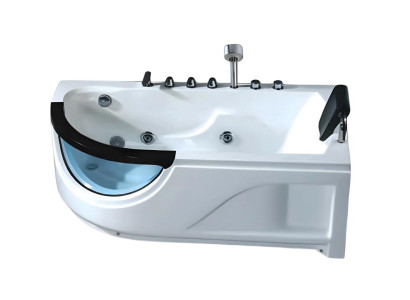 Whirlwanne Hydromassagewanne Whirlpool Blubberbad Spa-Bad Sprudelbad 170x80 cm