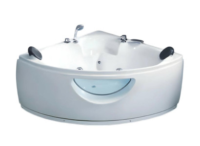 Whirlwanne Whirlpool Sprudelbad Blubberbad Hydromassagewanne Spa-Bad 150x150 cm