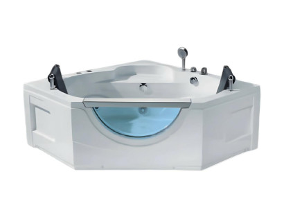 Whirlpool Blubberbad Hydromassagewanne Spa-Bad Whirlwanne 165x165 cm